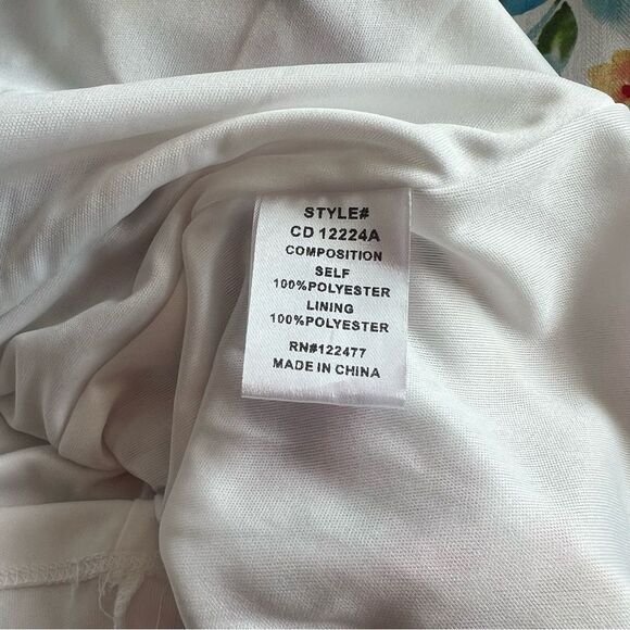 Nordstrom NSR White Multicolor Floral Puff Sleeve Dress - Picture 10 of 10